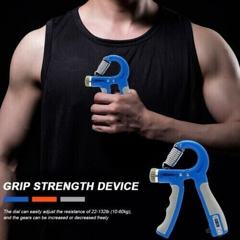 Adjustable Hand Grip Strength Trainer - Set of 2 Gym Exercisers