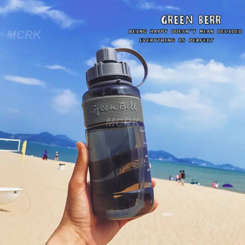 Premium Portable 1.5 Liter Silicone Sports Water Bottle with Straw - Bulk Wholesale Available
