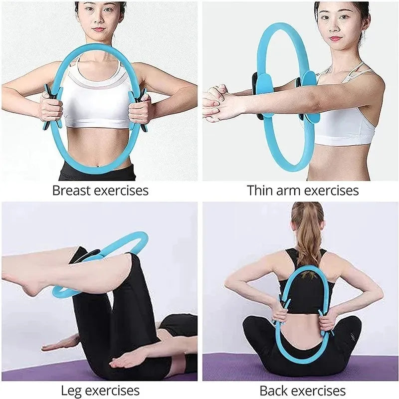 Yoga Pilates Ring for Pelvic Floor Muscle Training - Open Back Magic Ring Fitness Accessory