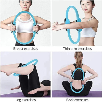 Yoga Pilates Ring for Pelvic Floor Muscle Training - Open Back Magic Ring Fitness Accessory