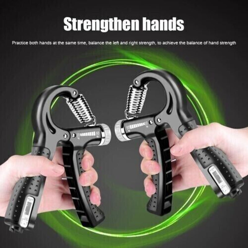 Adjustable Hand Grip Strength Trainer - Set of 2 Gym Exercisers