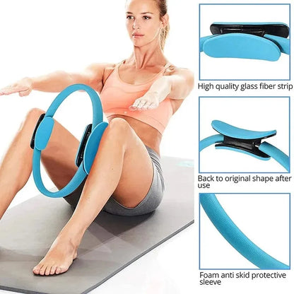 Yoga Pilates Ring for Pelvic Floor Muscle Training - Open Back Magic Ring Fitness Accessory